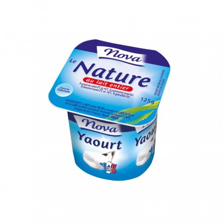 Yaourt nature au lait entier 125 g