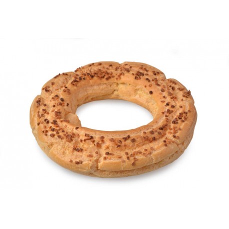Paris-Brest aux amandes coque cuite 22 cm 165 g