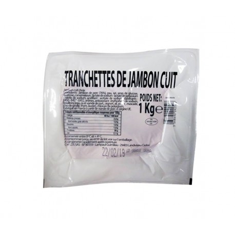 Jambon en tranches cuit 1 kg