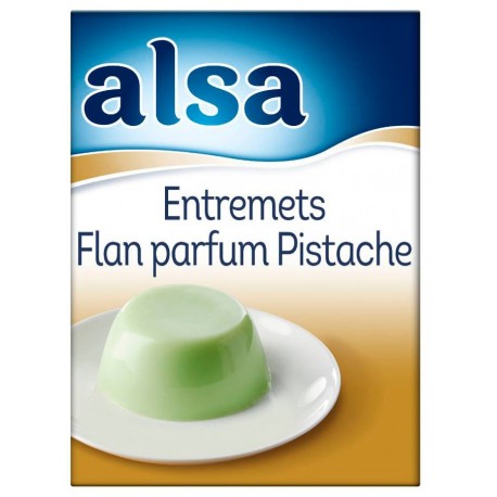 Préparation pour entremets flan parfum pistache 100 portions
