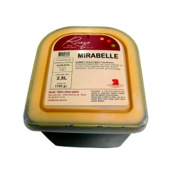 Sorbet plein fruit mirabelle 2,5 L