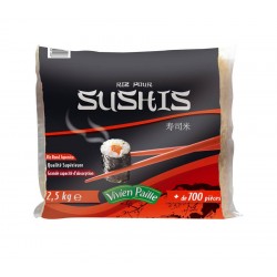 Riz rond pour sushi et poké 2,5 kg