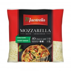 Mozzarella râpée 40 % MG 2,5 kg