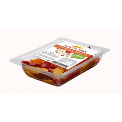 Poivron rouge et jaune grillé mi-séché en lanière 300 g