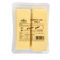 Emmental en tranches 45 % MG 500 g