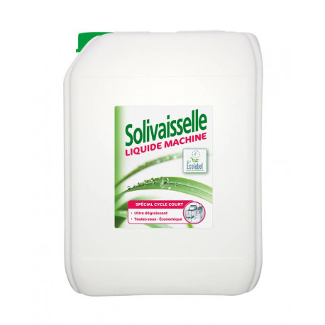 Solivaiselle liquide pour machine ecolabel 10 L