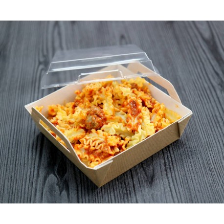 Panier repas chaud carré vision 116 x 116 x 39.5 mm x 200