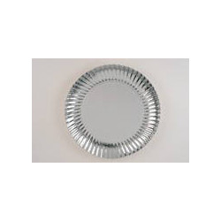 Plat rond creux argent 28,5 cm x 25