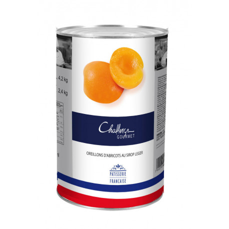 Oreillons d'abricot du Maroc au sirop léger 5/1