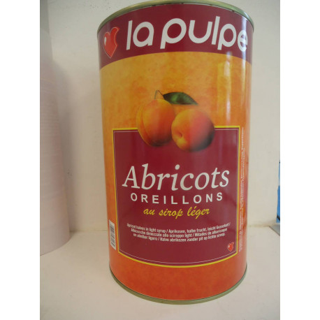 Oreillons d'abricots au sirop léger 5/1