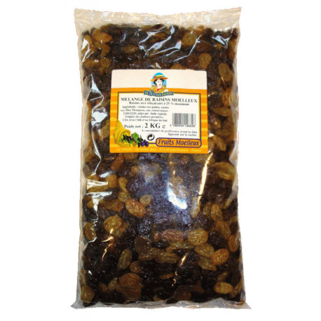 Mélange raisins moelleux 2 kg