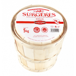 Beurre doux AOP Charentes-Poitou motte 5 kg