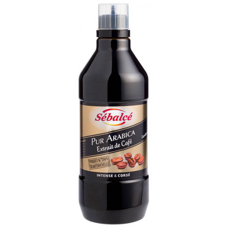 Extrait de café pur arabica liquide avec sucre 1 L