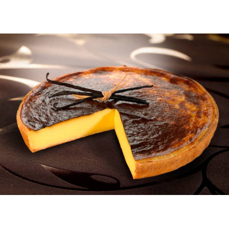 Maxi flan découpé cuit D 27 cm 1,8 kg