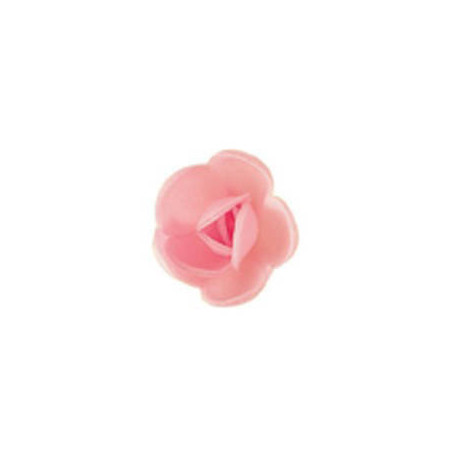 Petite rose rose en azyme 40 mm x 72