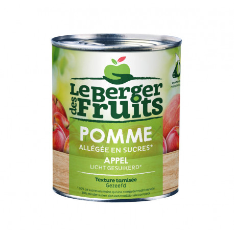 Compote de pommes allégée en sucres texture tamisée 4/4