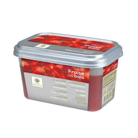 Purée de fraises des bois sucrée 1 kg