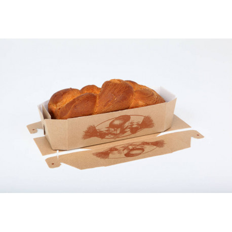 Barquette cuisson en papier Salamandre 240 x 100 x 60 mm x 100