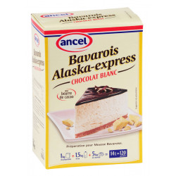 Préparation pour mousse bavaroise chocolat blanc Alaska-Express 1 kg