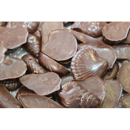 Moulage friture chocolat lait feuilletine croustillante 2 kg