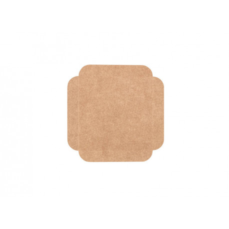 Carré rainé kraft 19 x 19 cm x 250