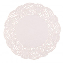 Dentelle Classic blanche ronde 21 cm FSC x 250