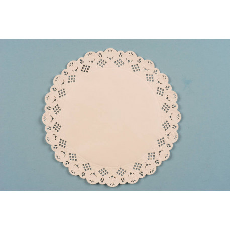 Dentelle préférence ingressable Le Kiosk ronde FSC 32 cm x 250