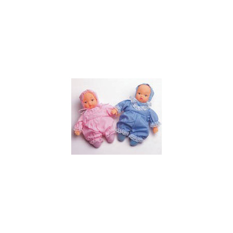 Bébé poupée rose 150 mm x 12
