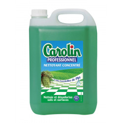 Nettoyant concentré huiles essentielles de pin Carolin 5 L