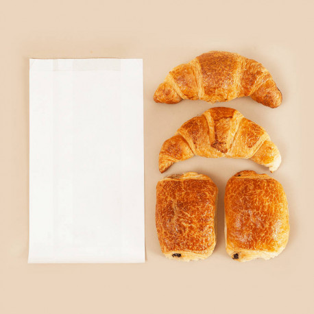 Sac croissant kraft blanc n105 x 1000