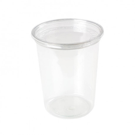 Couvercle rentrant cristal pot rond D 122 mm x 50