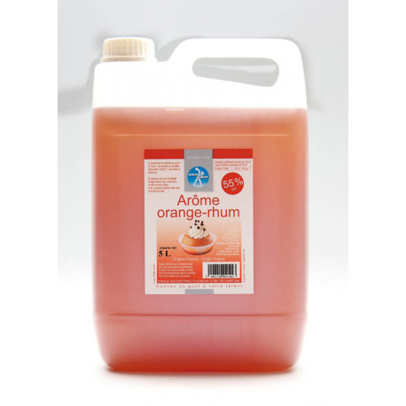 Arôme rhum orange 55 % vol. 5 L