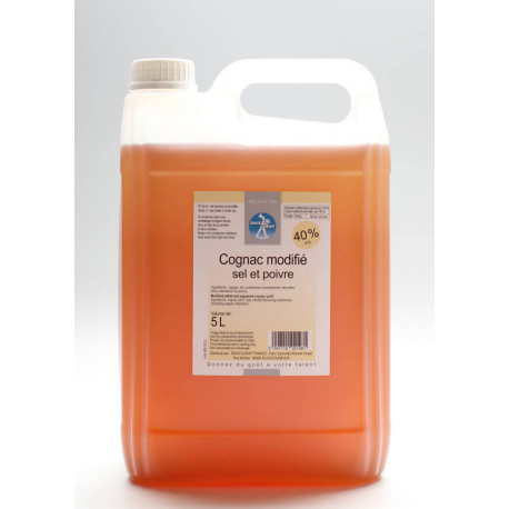 Cognac modifié sel poivre 40 % vol. 5 L