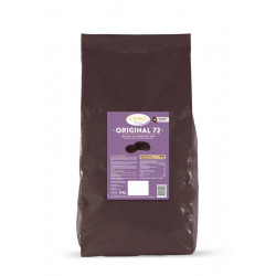Chocolat de couverture noir 72 % en palets 10 kg