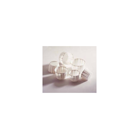 Caissette cuisine papier blanc D54 x H40 mm x 250