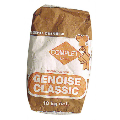 Préparation pour masse battue Génoise classic 10 kg