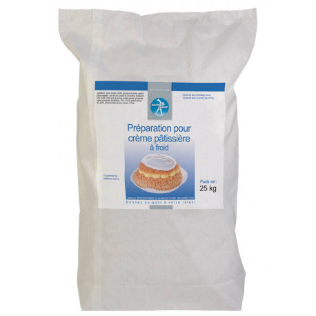 Préparation pour crème pâtissière à froid 25 kg
