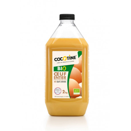 Oeuf entier liquide bio 2 kg