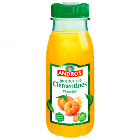 Jus pasteurisé de clémentines pressées 25 cl