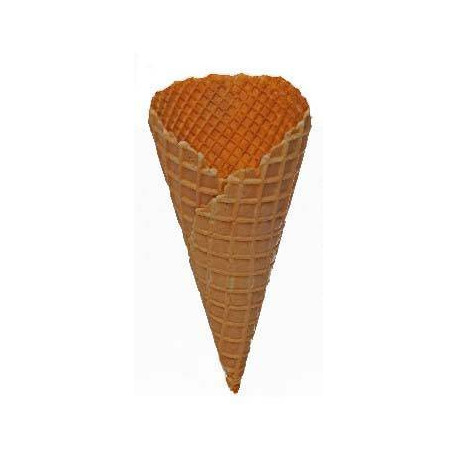 Cornet en gaufre dentelé D 80 cm H 164 cm x 189
