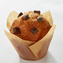 Muffin nature avec décor morceaux de chocolat 75 g