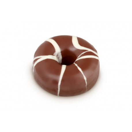 Dots au chocolat rayé blanc 60 g