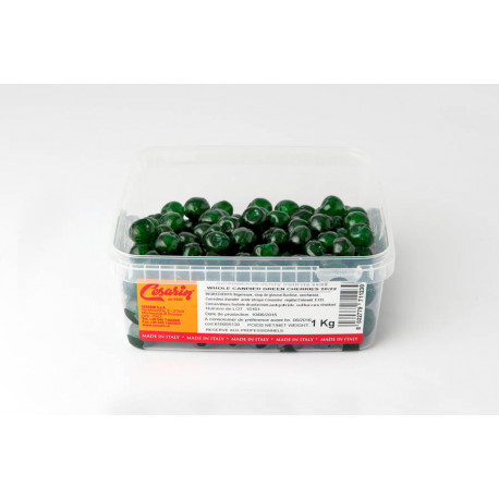 Bigarreau vert confit 20/22 mm 1 kg