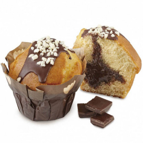 Muffin vanille fourré chocolat 140 g
