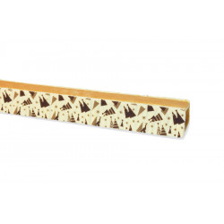 Gouttière nature décor santa 570 x 40 mm x 6