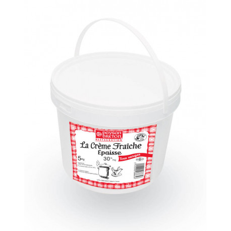 Crème fraîche épaisse 30 % MG 5 kg
