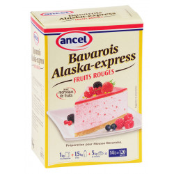 Préparation pour mousse bavaroise fruits rouges Alaska-Express 1 kg