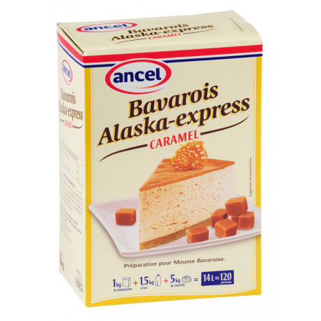 Préparation pour mousse bavaroise caramel Alaska-Express 1 kg