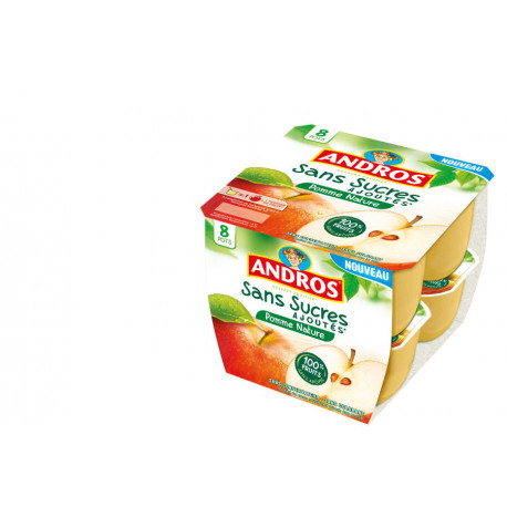 Dessert fruitier pomme sans sucres ajoutés 100 g x 8