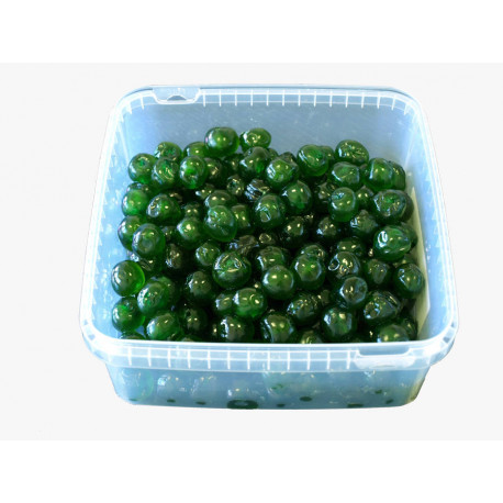 Cerise bigarreau verte 20/22 confite 1 kg